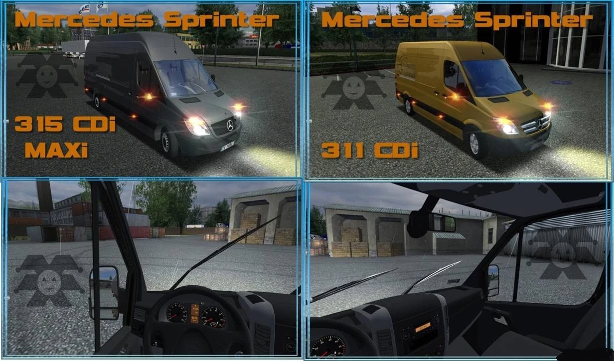 German Truck Simulator "Mercedes Sprinter 311"