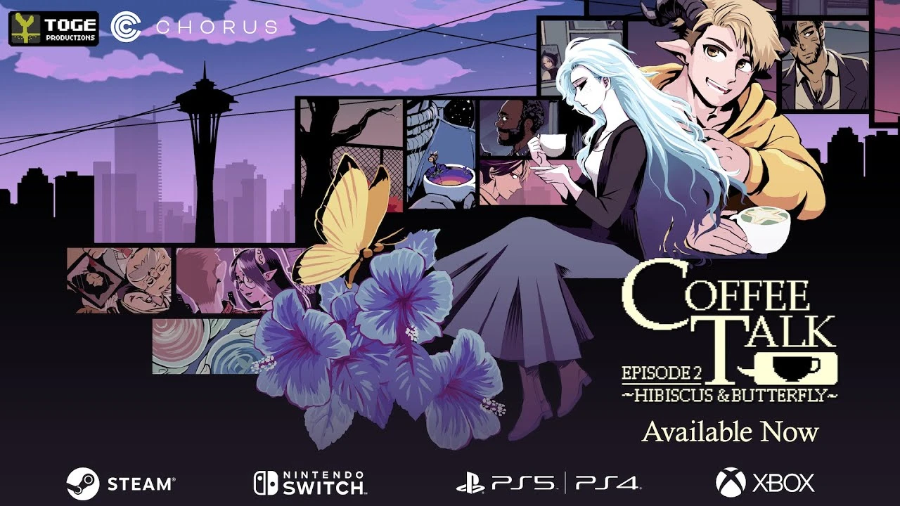 Coffee Talk Episode 2: Hibiscus & Butterfly стала доступна для ПК и консолей