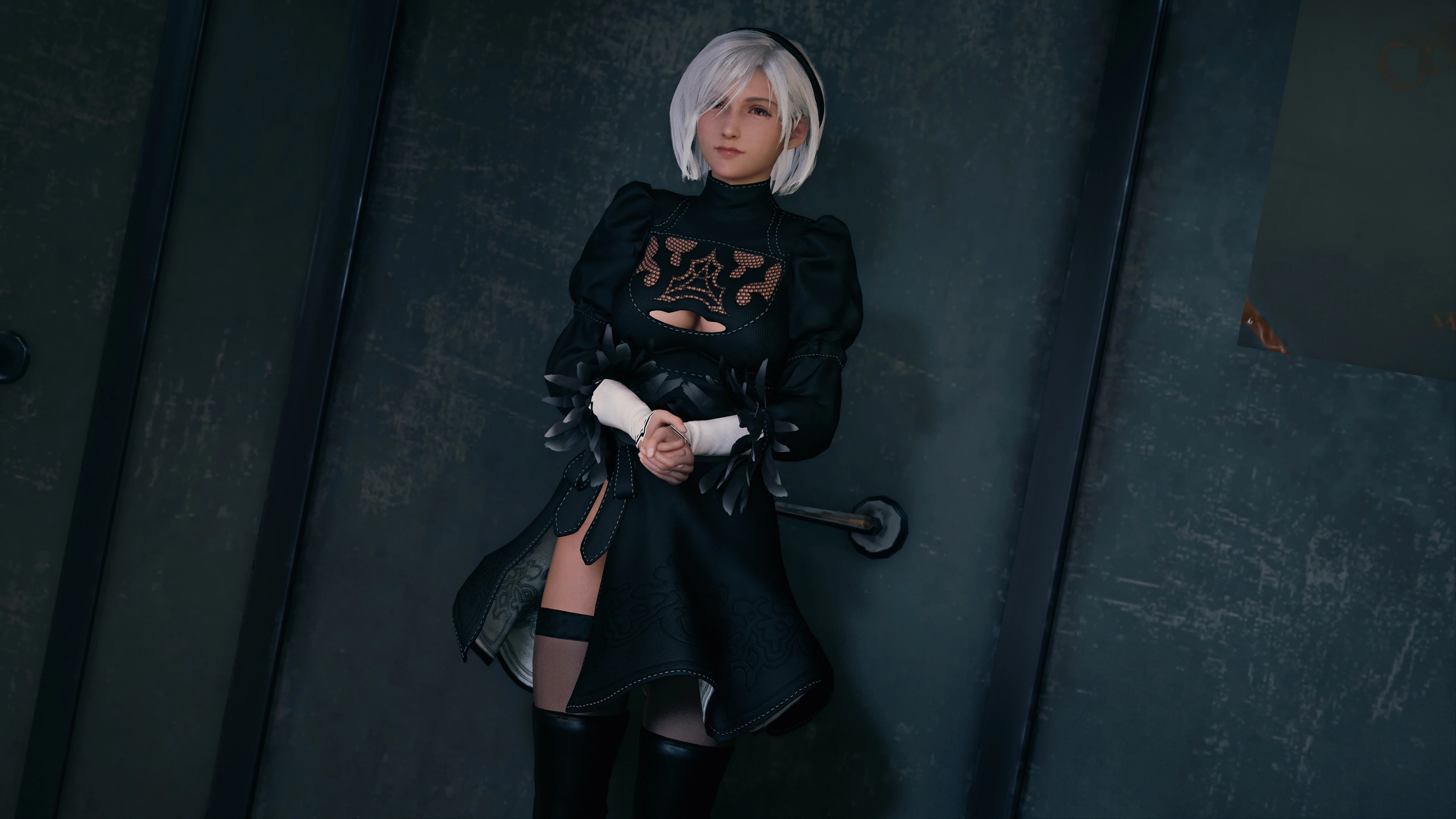 Final Fantasy 7 Remake "Тифа в костюме 2B из NieR: Automata"