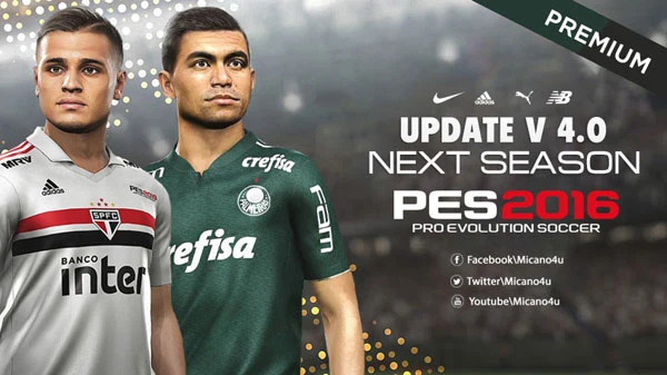 PES 2016 "Next Season Patch 2019 Update v4.0"