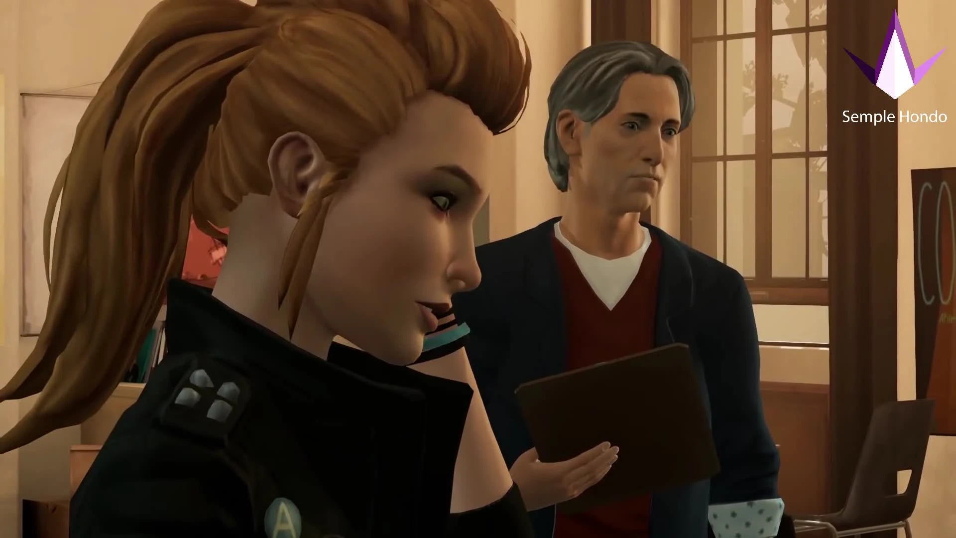 Life is Strange - Сцена в коледже (Рейчел в роли панка). обзор мода "Semple Hondo"