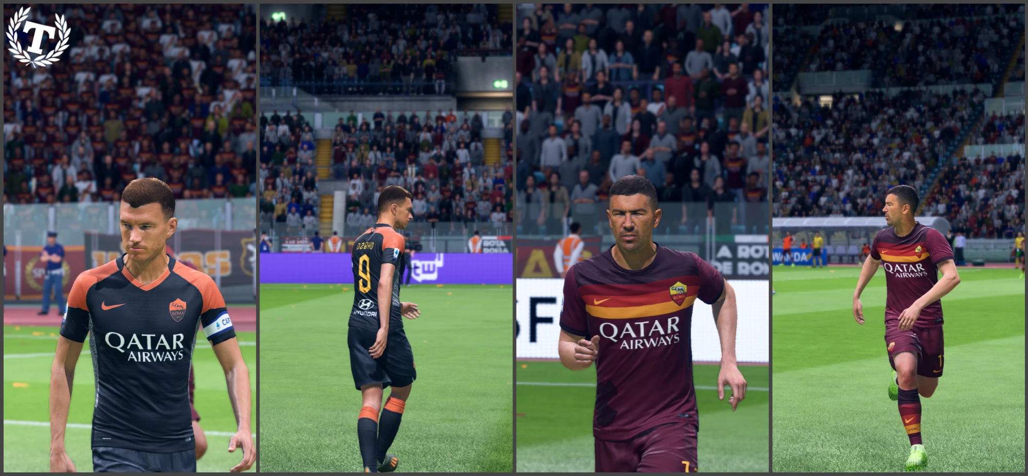FIFA 20 "AS Roma Home and Third Kit 20/21"