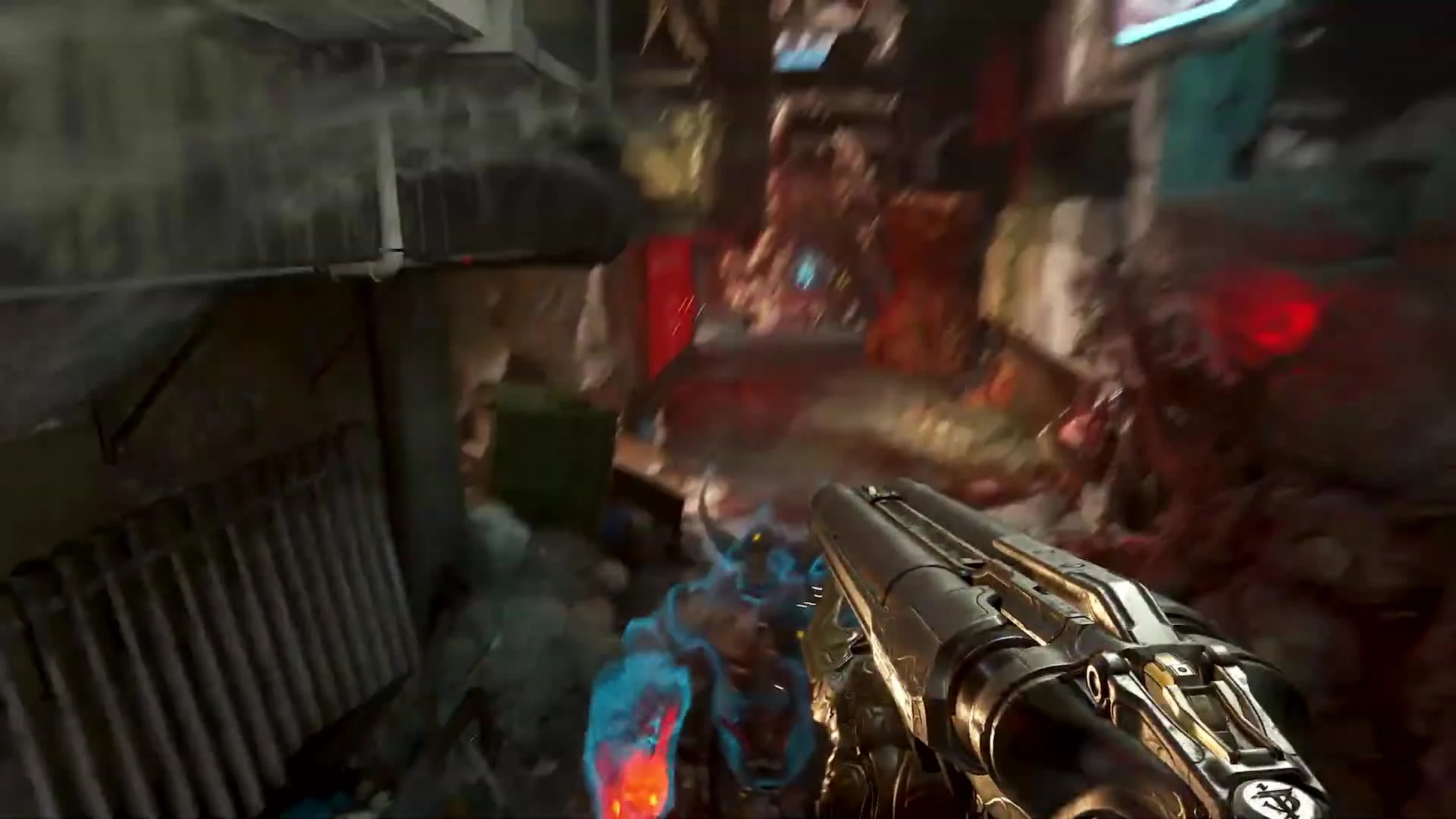 Охотник пытается надрать задницу воину Рока в трейлере DOOM Eternal