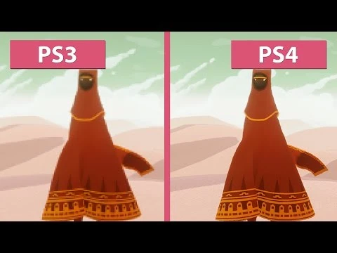 Сравнение графики в Journey - PS3 vs. PS4