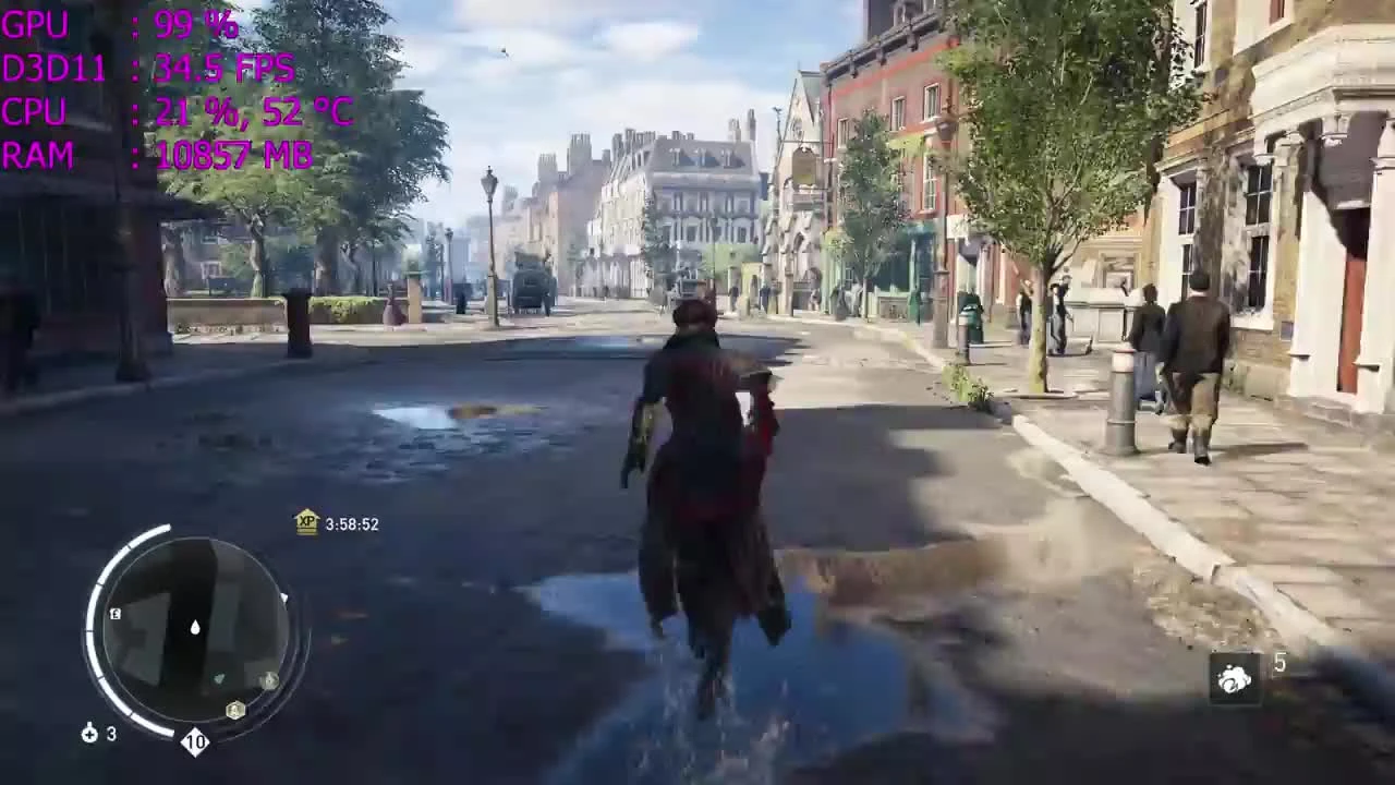 Ryzen 7 1700 в Assassin's Creed Syndicate (GTX 1060)