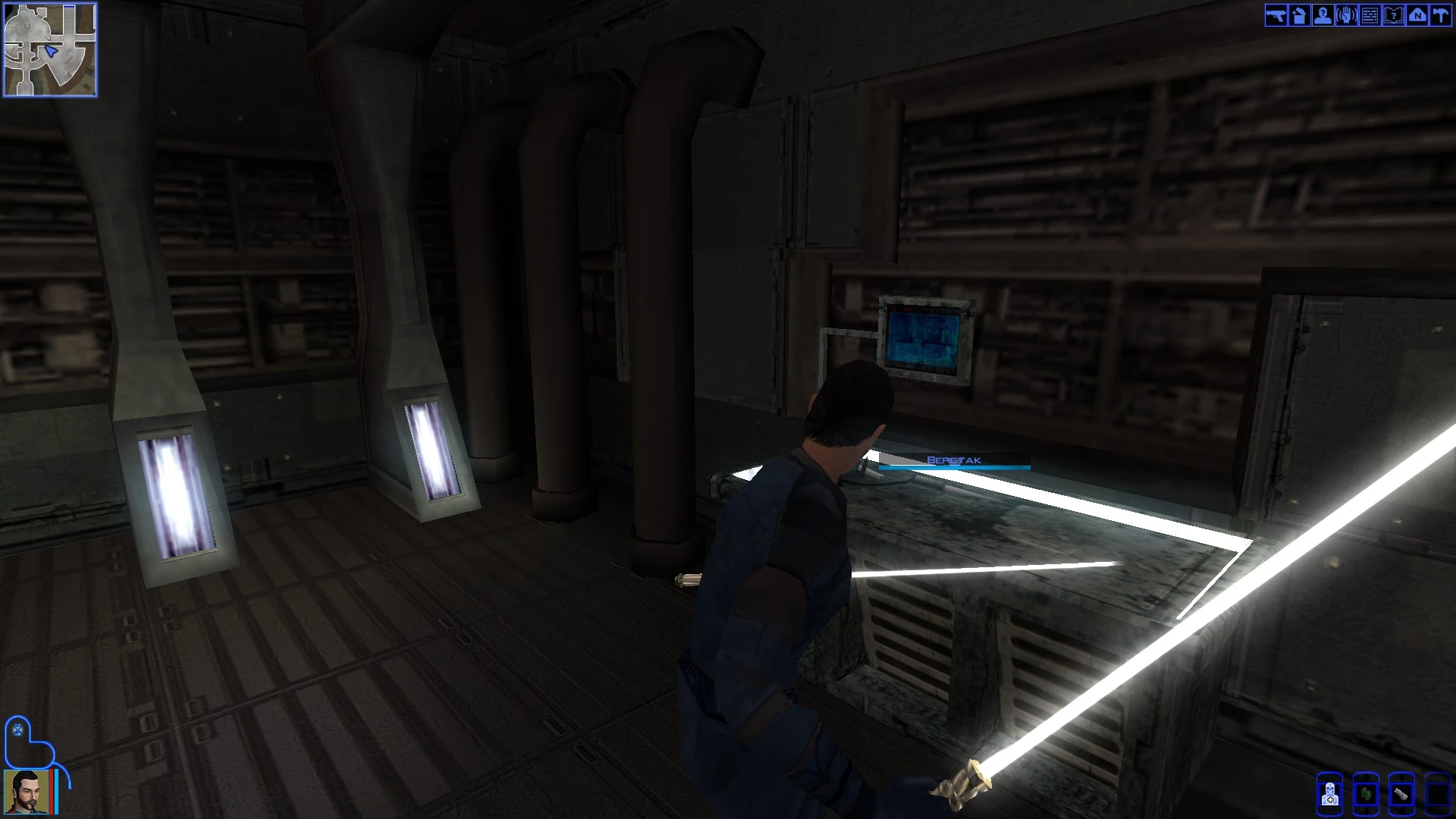 Star Wars Knights of the Old Republic "Серый цвет для меча"