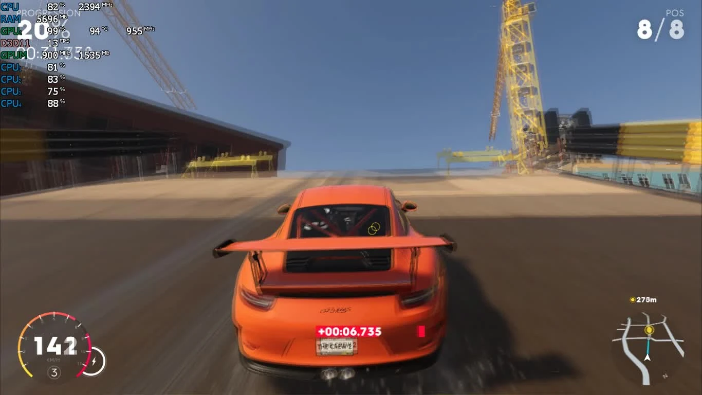 The Crew 2 на слабом ноутбуке