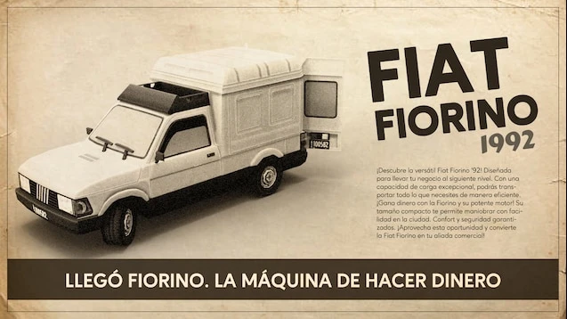 Project Zomboid "Гражданская машина Фиат Фиорино 1992 г"