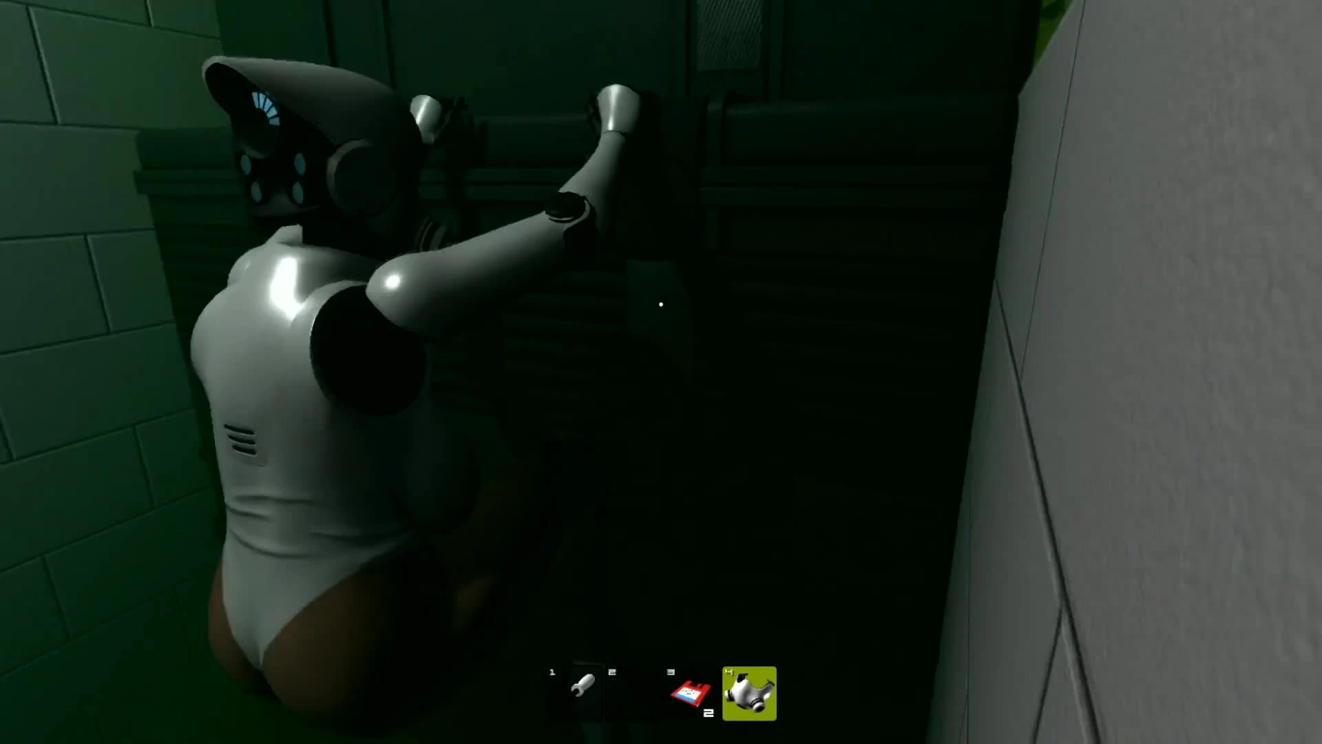 Haydee прохождение #12, забираем вторую wi-fi кнопку и второй зеленый ключ