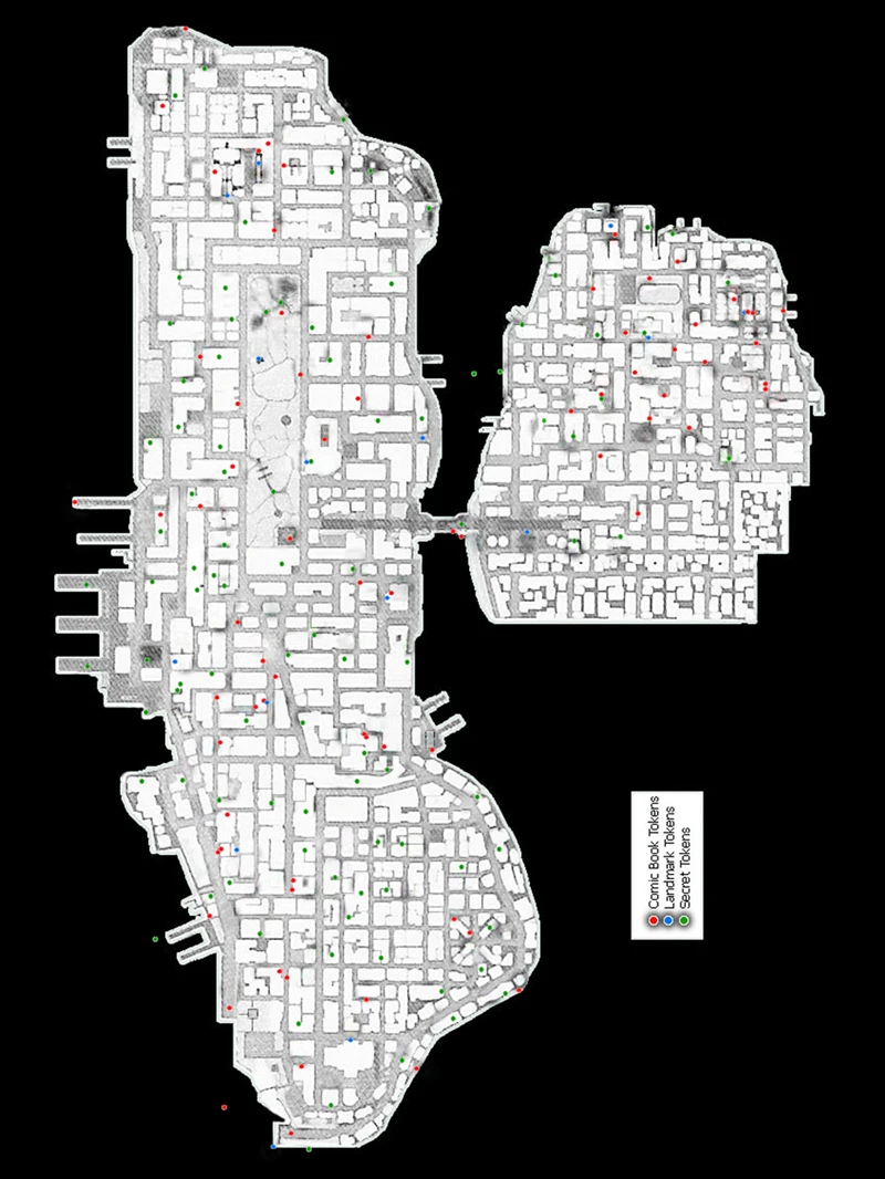 Ultimate Spider-man "Местоположение жетонов"