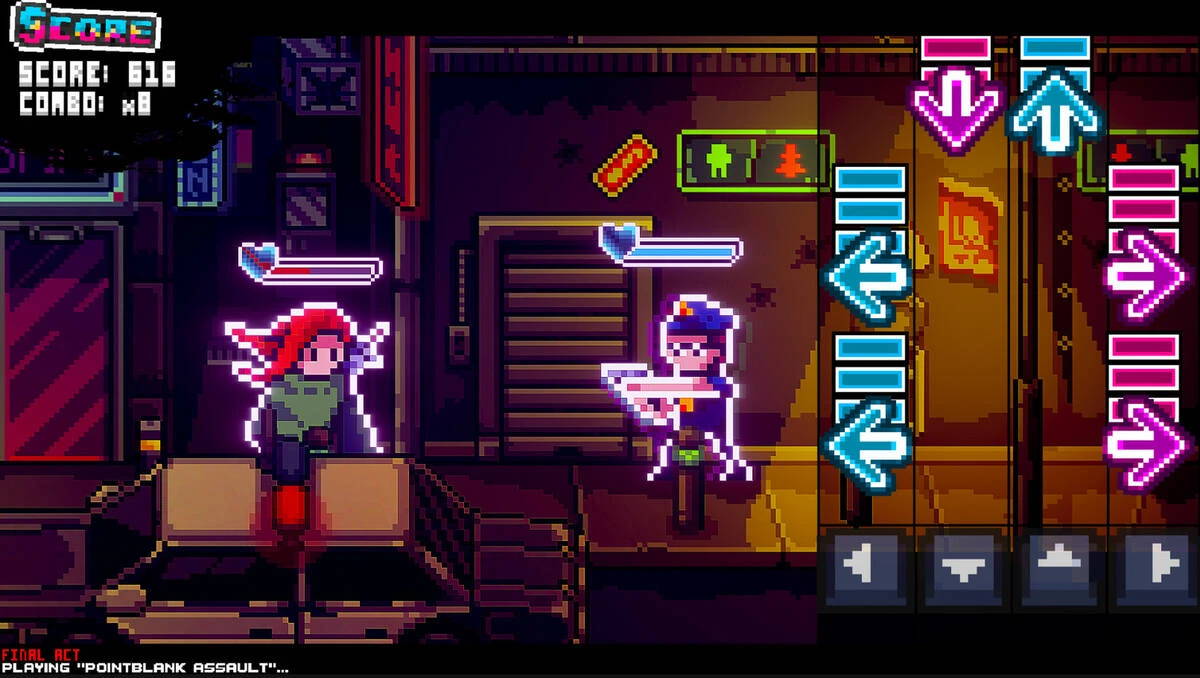 Геймплей ритм-игры Hailing from the Abyss