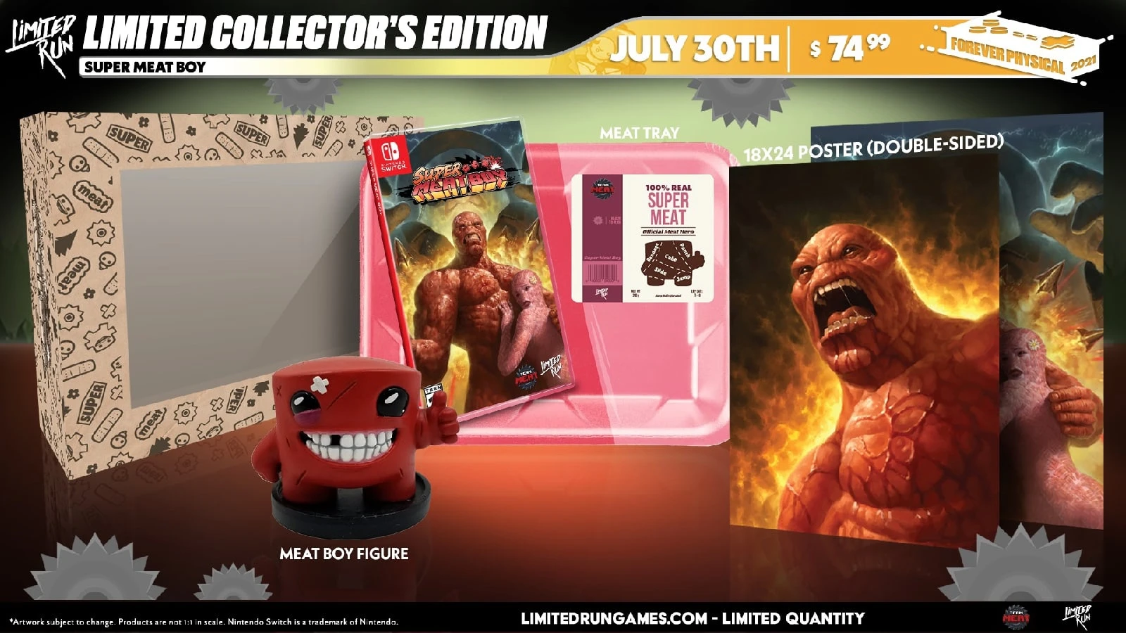 Анонсированы коллекционные издания Super Meat Boy и Super Meat Boy Forever для Nintendo Switch