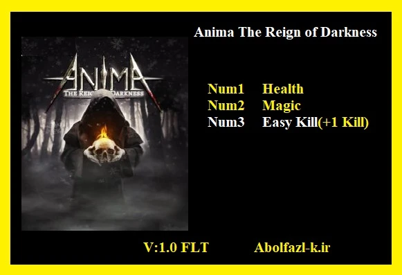 Anima: The Reign of Darkness: Трейнер/Trainer (+3) [1.0] {Abolfazl.k}