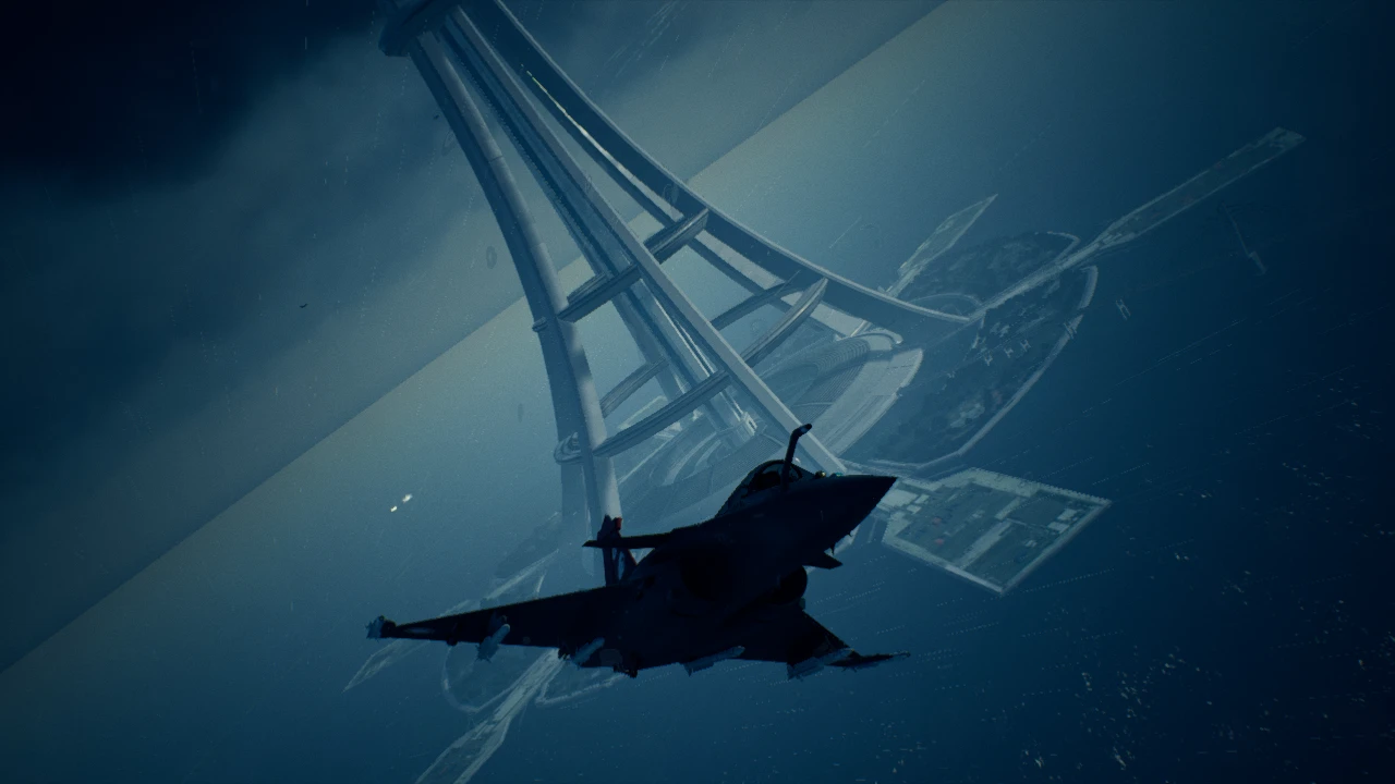 Ace Combat 7: Skies Unknown "Ночь на маяке с дождем и громом"