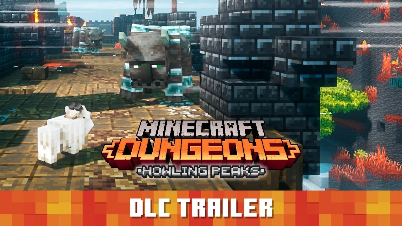 Трейлер Minecraft Dungeons по случаю выхода DLC Howling Peaks