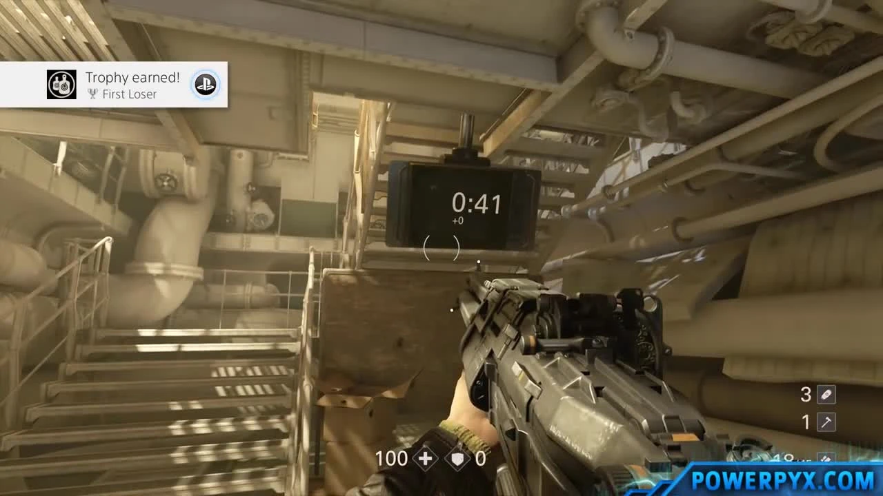 Wolfenstein 2 The New Colossus - Получение трофея First Loser