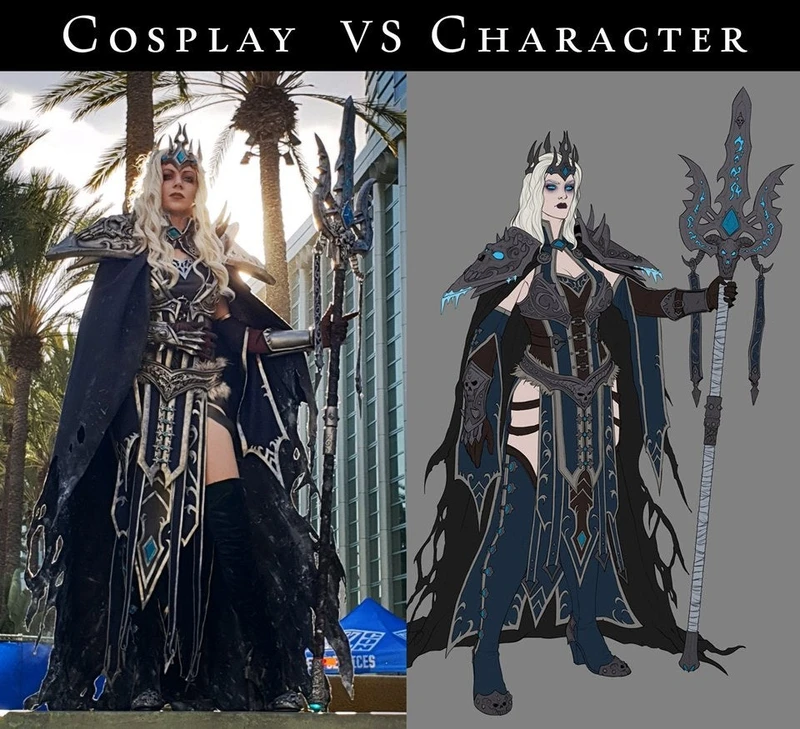 Сестра Короля-лича - косплей на Калию Менетил из World of Warcraft