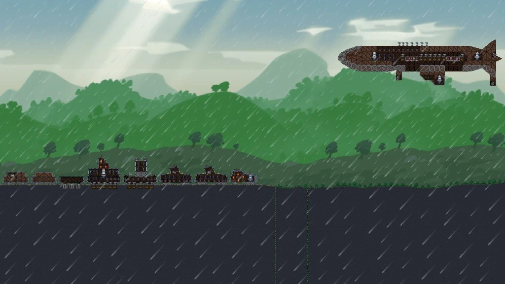 Forts "Карта - Armored train VS Zeppelin"