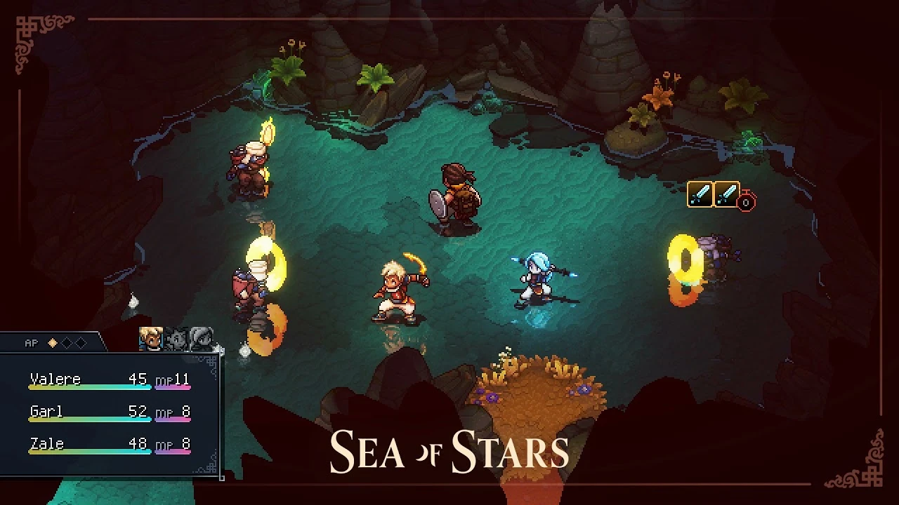 Тизер-трейлер Sea of Stars, демонстрирующий немного боевки