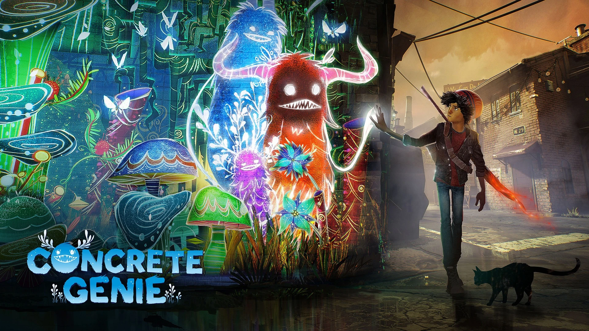 Оживающие рисунки и забавные головоломки в новом геймплейном видео Concrete Genie