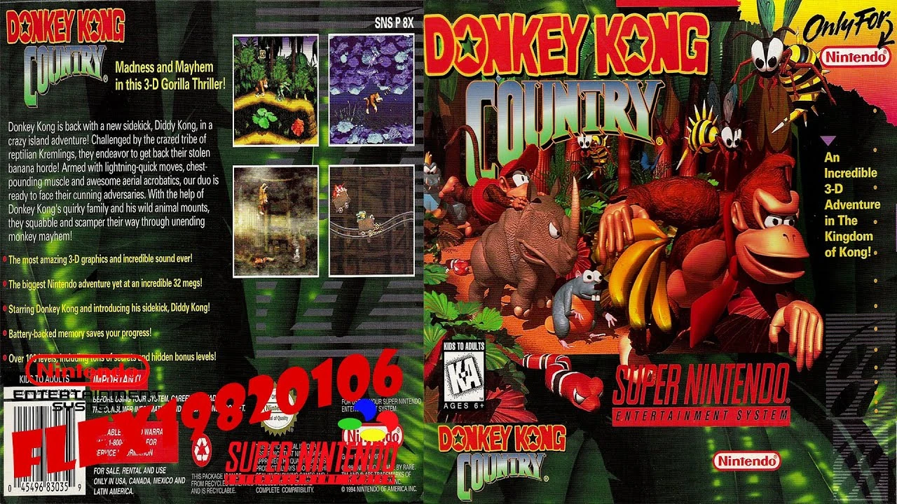 Donkey Kong Country полное прохождение (101%) на эмуляторе Super Nintendo