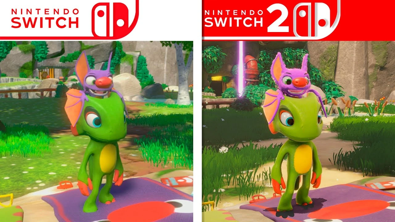 Yooka-Replaylee на Switch 2 - масштабное переосмысление и графический скачок поколения