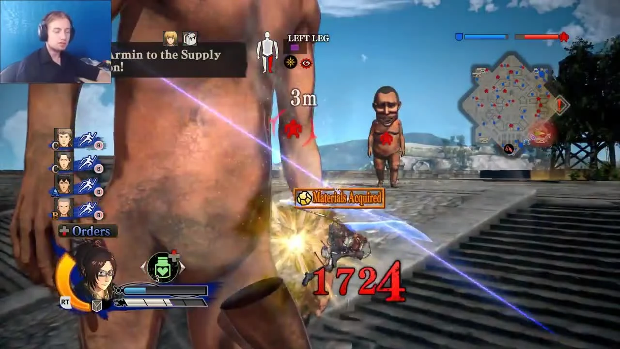 АТАКА ТИТАНОВ НА ПК - Прохождение на русском ч12 HANGE, ПРОСТО ХАНДЖИ !