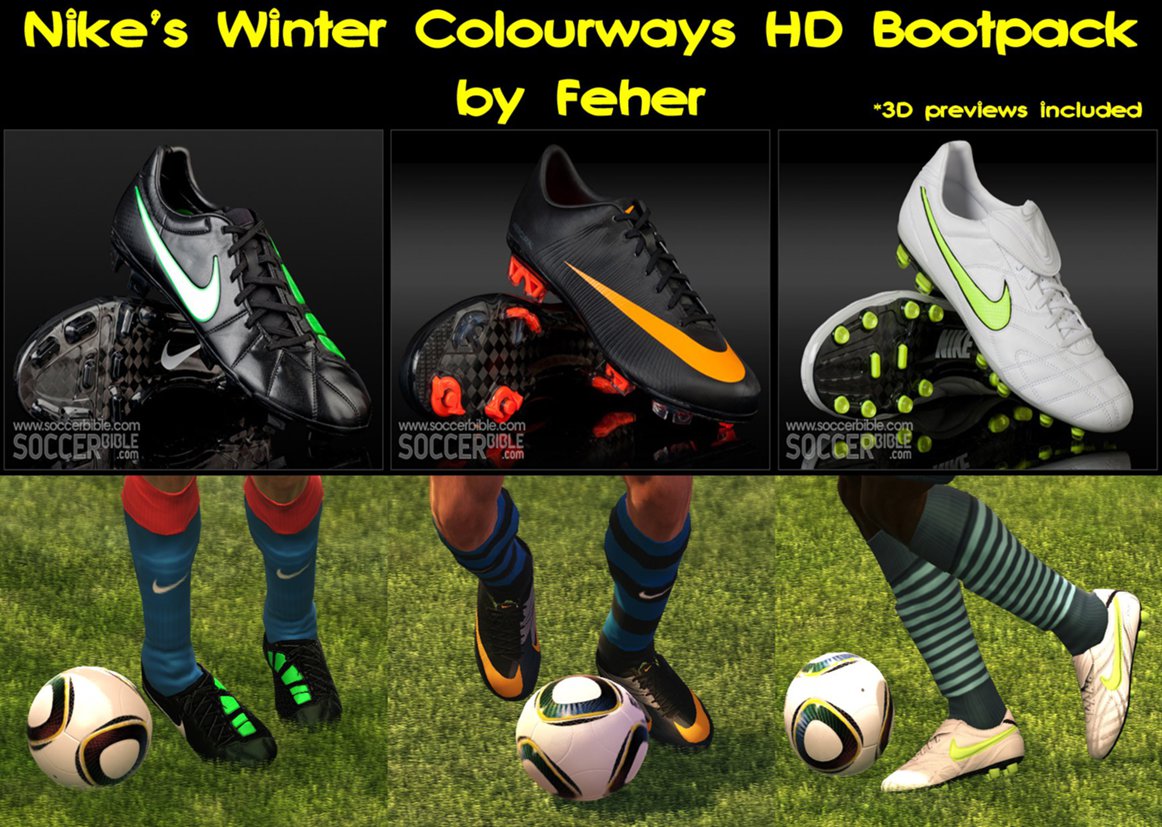PES 2011 "Nike Winter HD Bootpack by Feher"