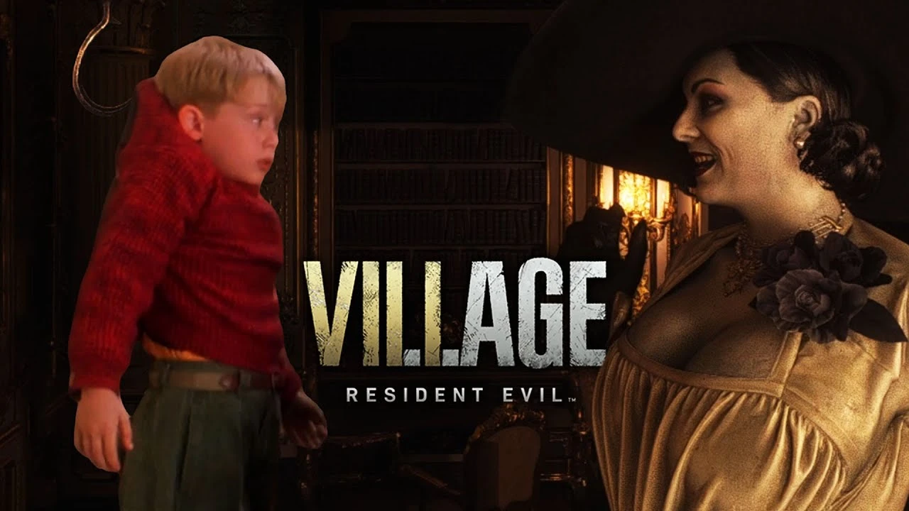 Маколей Калкин из "Один дома" попал в деревню Resident Evil Village