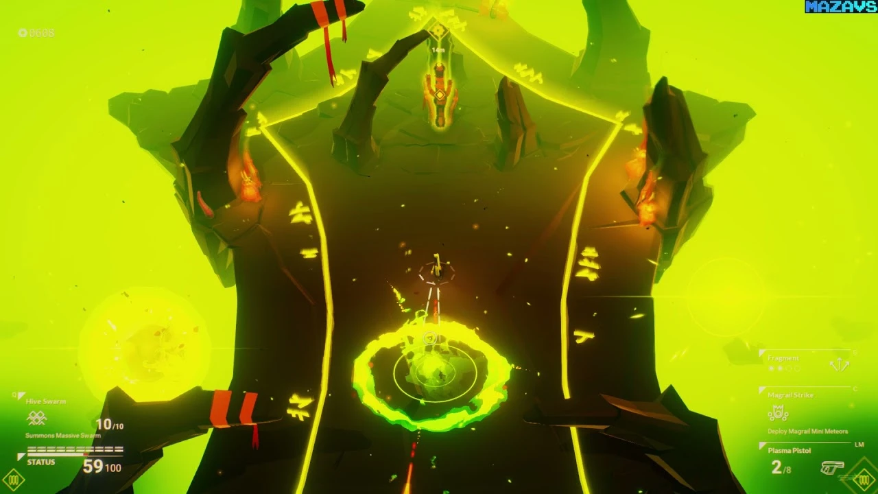 Видео игрового процесса научно-фантастического рогалика Beacon