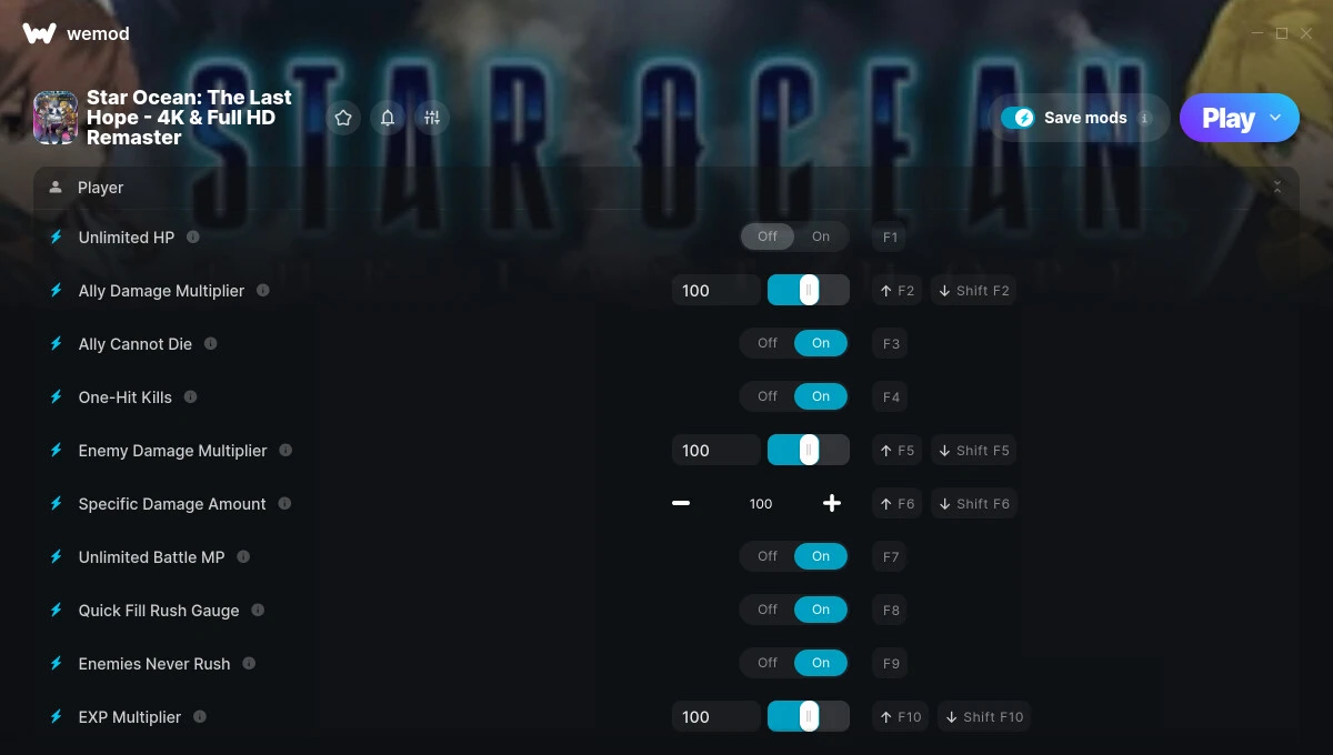 Star Ocean: The Last Hope - 4K & Full HD Remaster "Трейнер +31 " [UPD: 08.08.2025] {DrummerIX / WeMod}