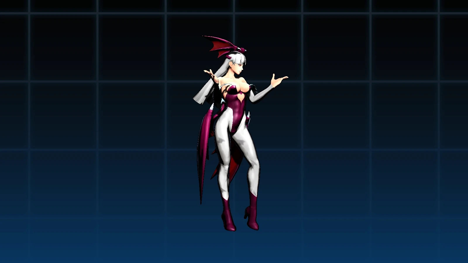 Ultimate Marvel vs. Capcom 3 "Morrigan white-pink"