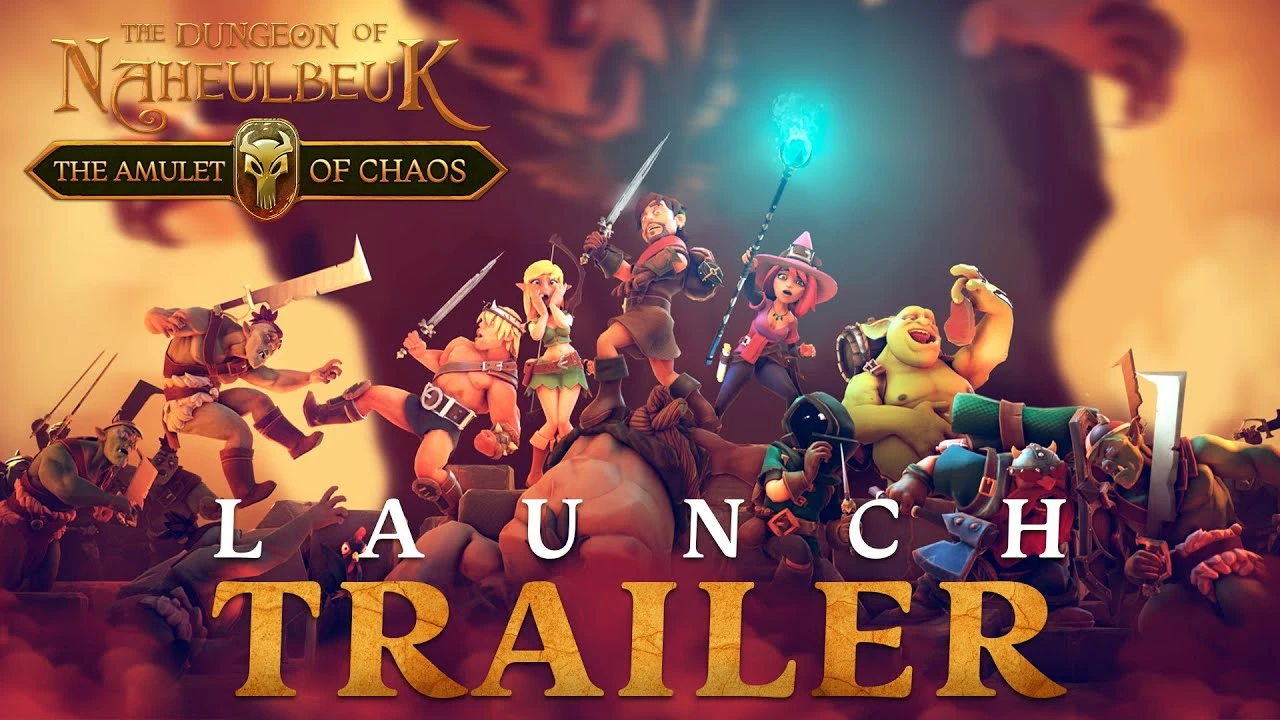 Состоялся релиз тактической RPG - "The Dungeon of Naheulbeuk: The Amulet of Chaos"