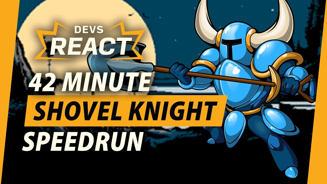 Реакция разработчиков Shovel Knight на спидран своей игры за 42 минуты
