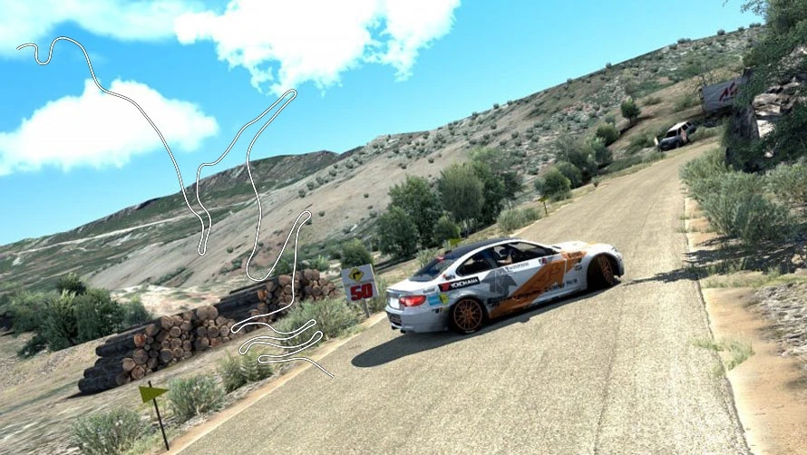 Assetto Corsa "Трасса Glava Zete hillclimb"