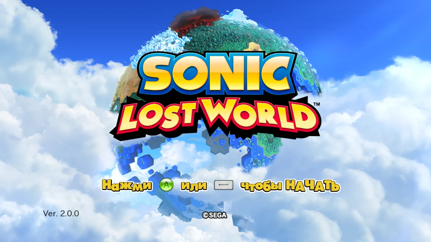 Sonic: Lost World "Русификатор текста" {Rusanov's Paradise}