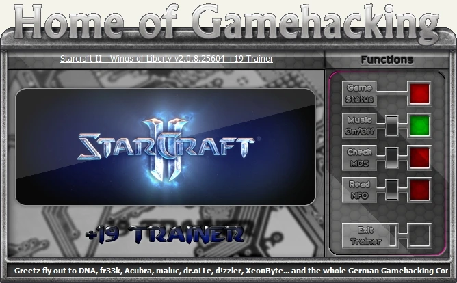 StarCraft 2 - Wings of Liberty: Трейнер/Trainer (+19) [2.0.11.26825] {sILeNt heLLsCrEAm / HoG}