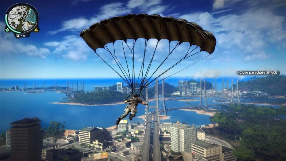 Just Cause 2 "Парашют с ускорением"