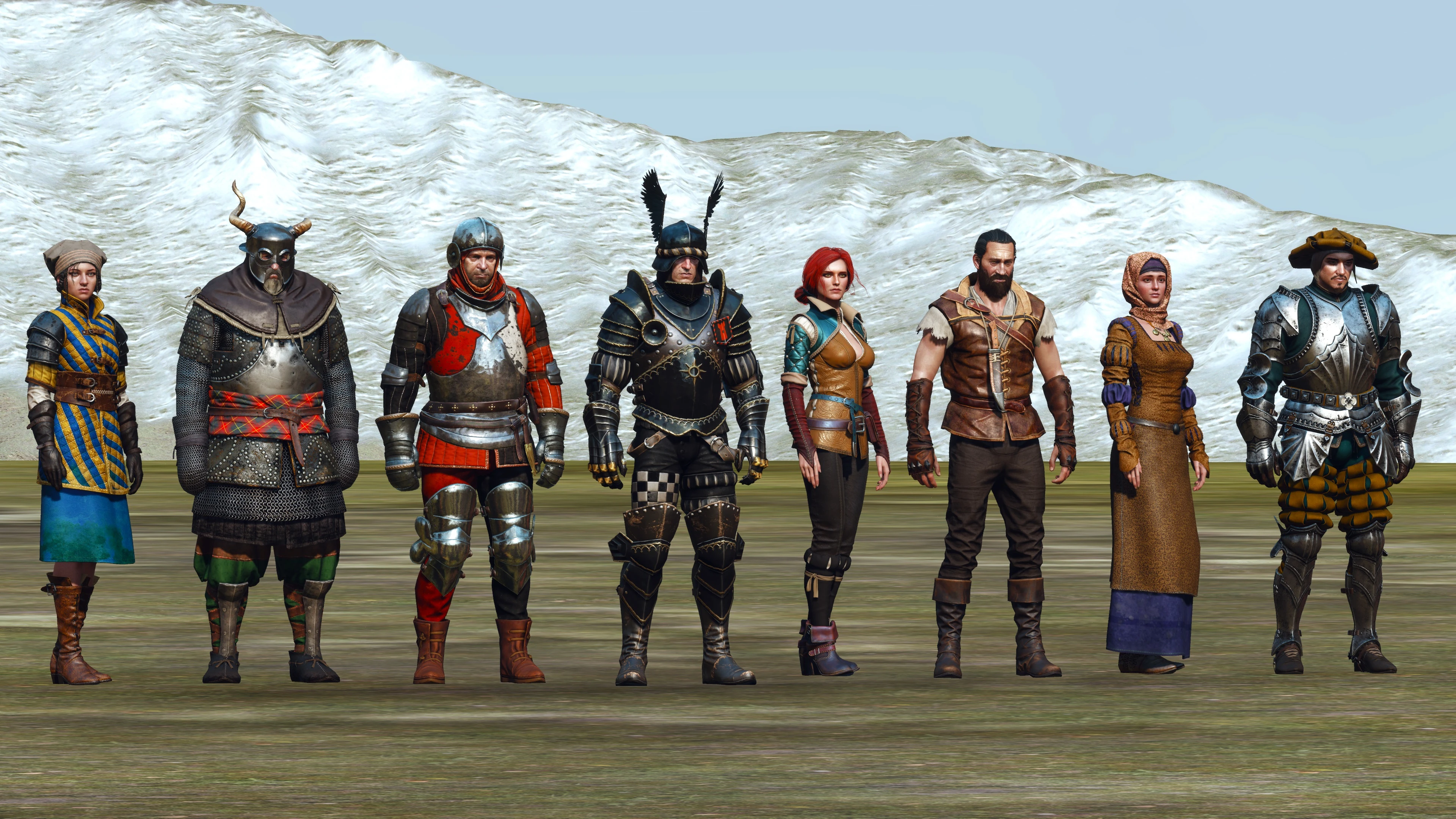 Witcher 3 "Улучшенная отрисовка персонажей и предметов - Uber LOD "