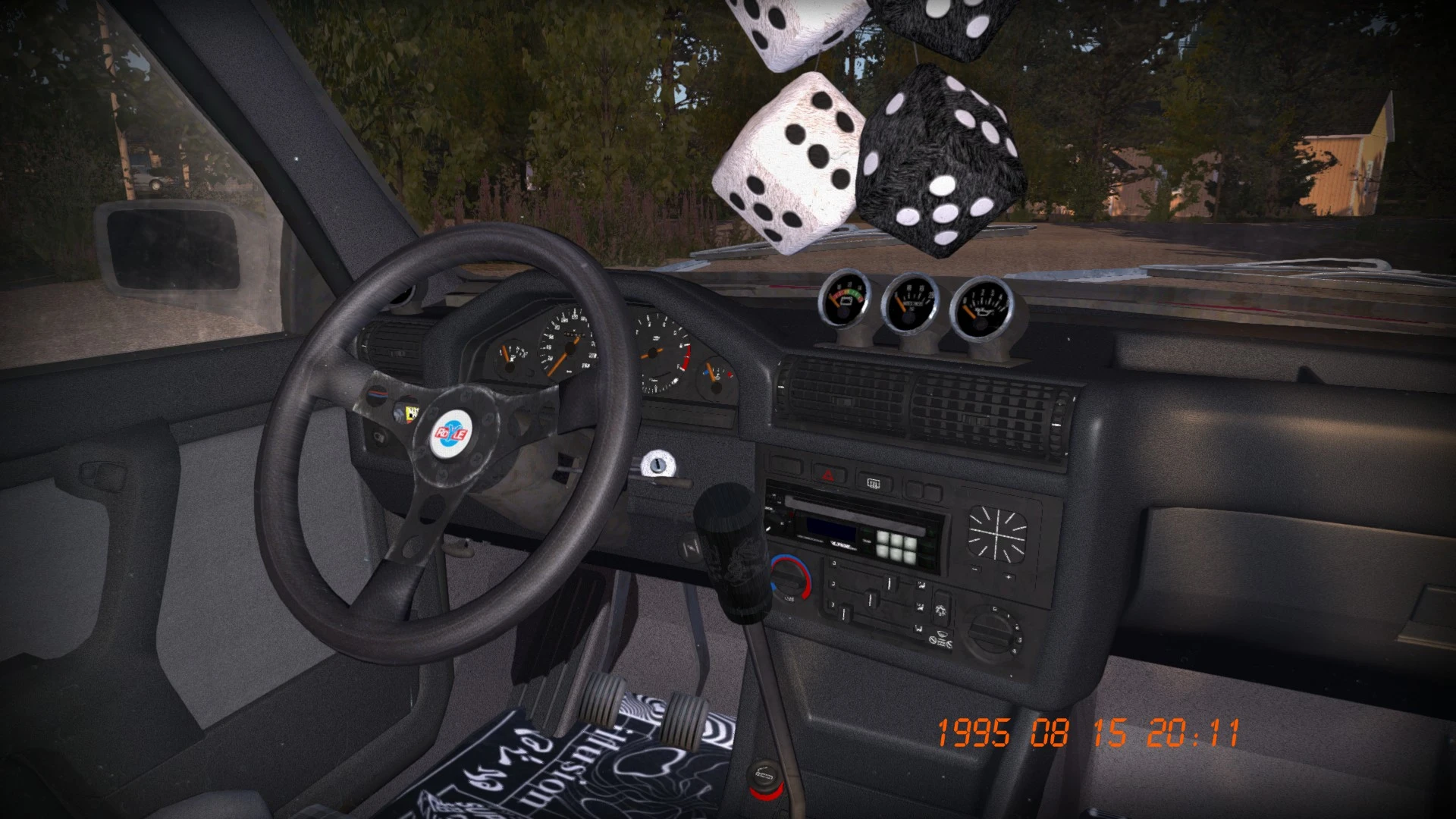 My Summer Car "Сохранение - Street purple BMW E30"