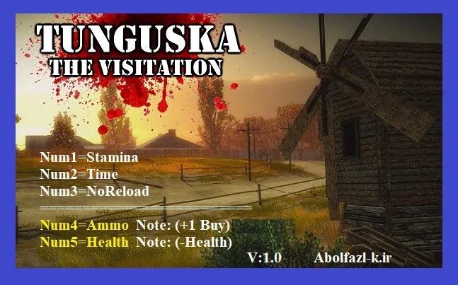 Tunguska: The Visitation: Трейнер/Trainer (+5) [1.0] {Abolfazl.k}