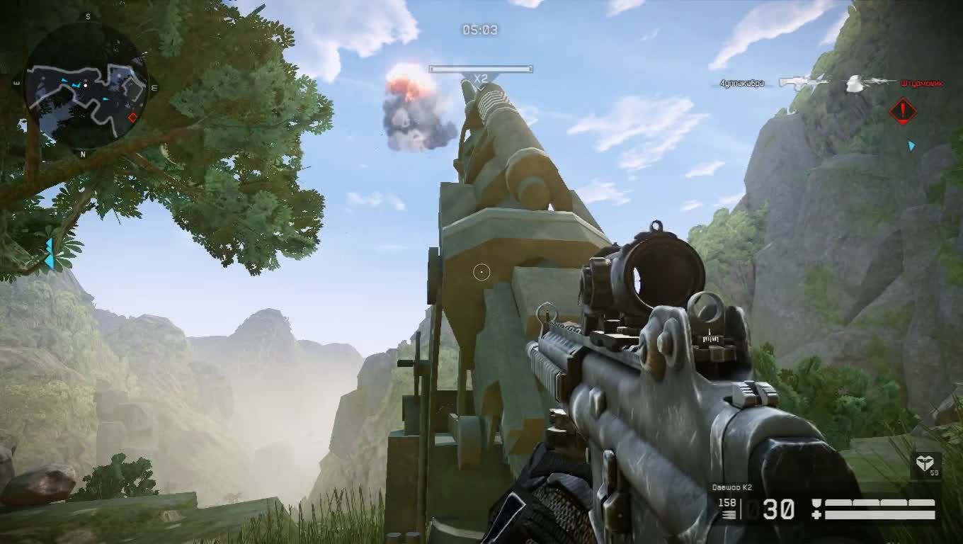 Warface Стреляем из зенитки