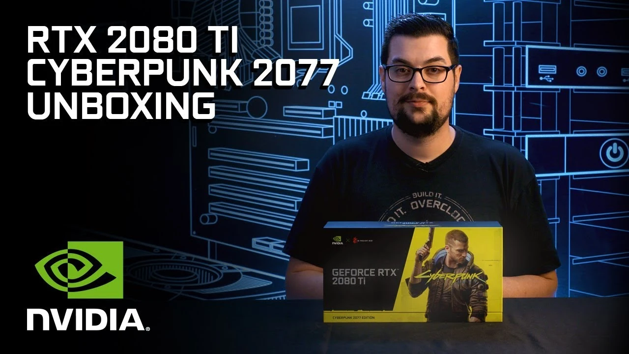 Распаковка видеокарты Cyberpunk 2077 Limited Edition GeForce RTX 2080 Ti