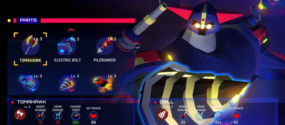 26 минут геймплея стратегической экшен-RPG Volta-X