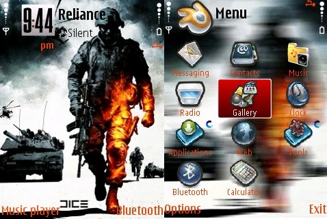 Battlefield Bad Company 2 "Theme Nokia 240x320"