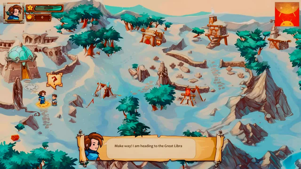 Braveland Wizard "Геймплей на Андроиде - Android GamePlay Trailer"