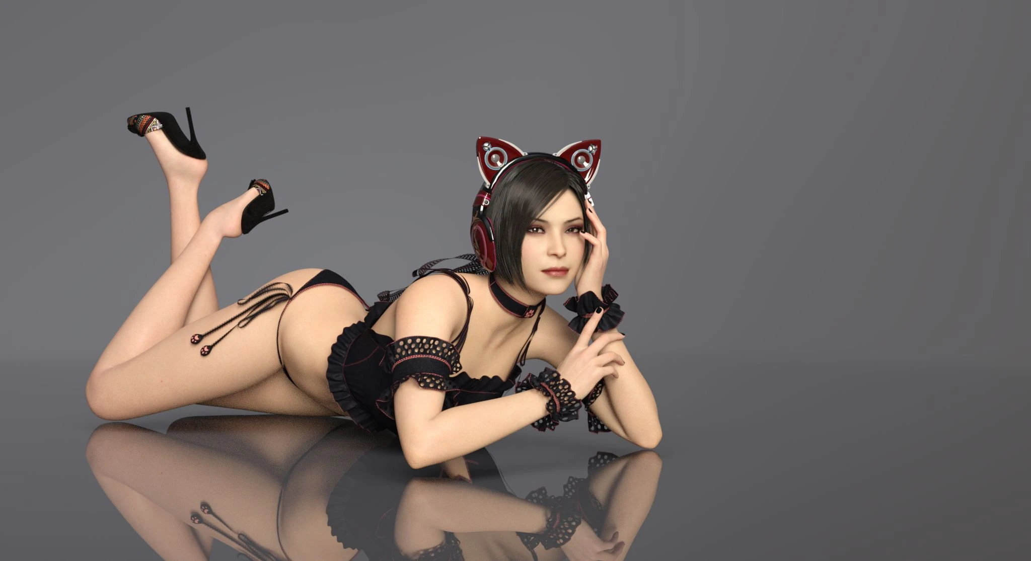 Resident Evil 2 "Кэтрин и Ада сексуальные кошечки"