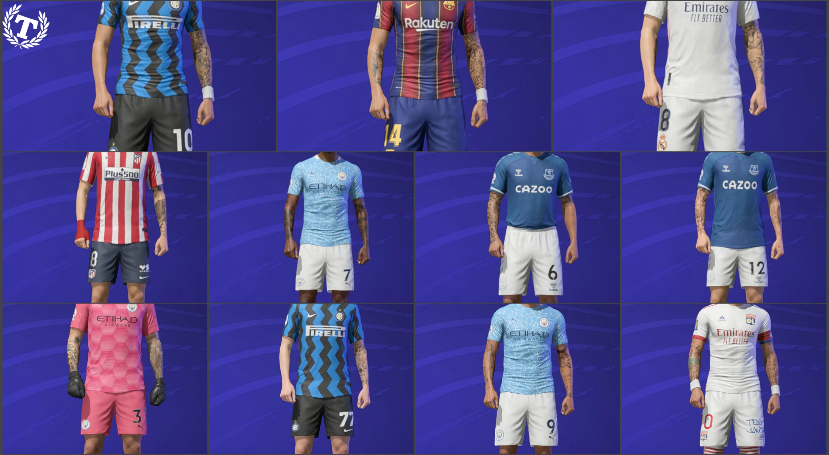 FIFA 21 "Пак татуировок V7.6"