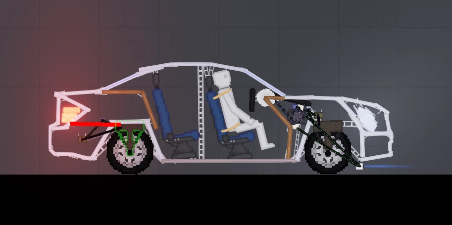 People Playground "Mercedes C63 с подушкой безопасности"