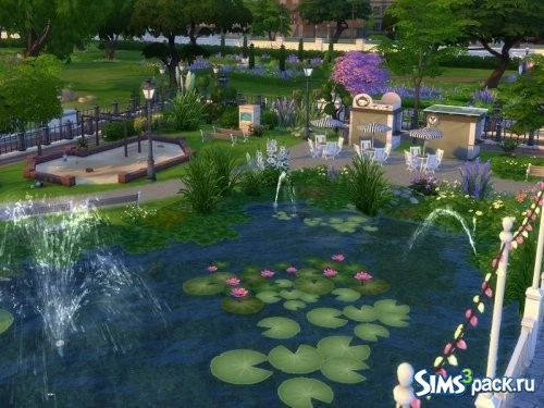 Sims 4 "Городской парк от galadrijella"